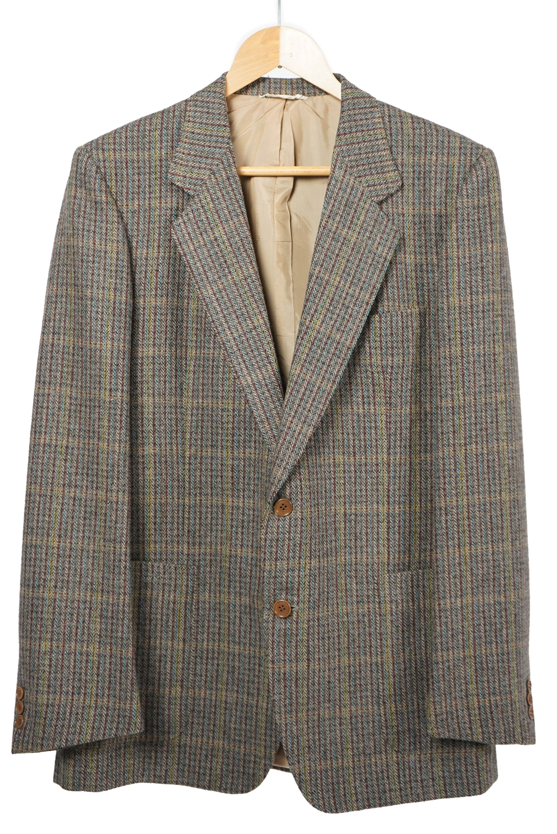 A Saint Laurent rive gauche gentlemen's wool tweed jacket, approx size 42